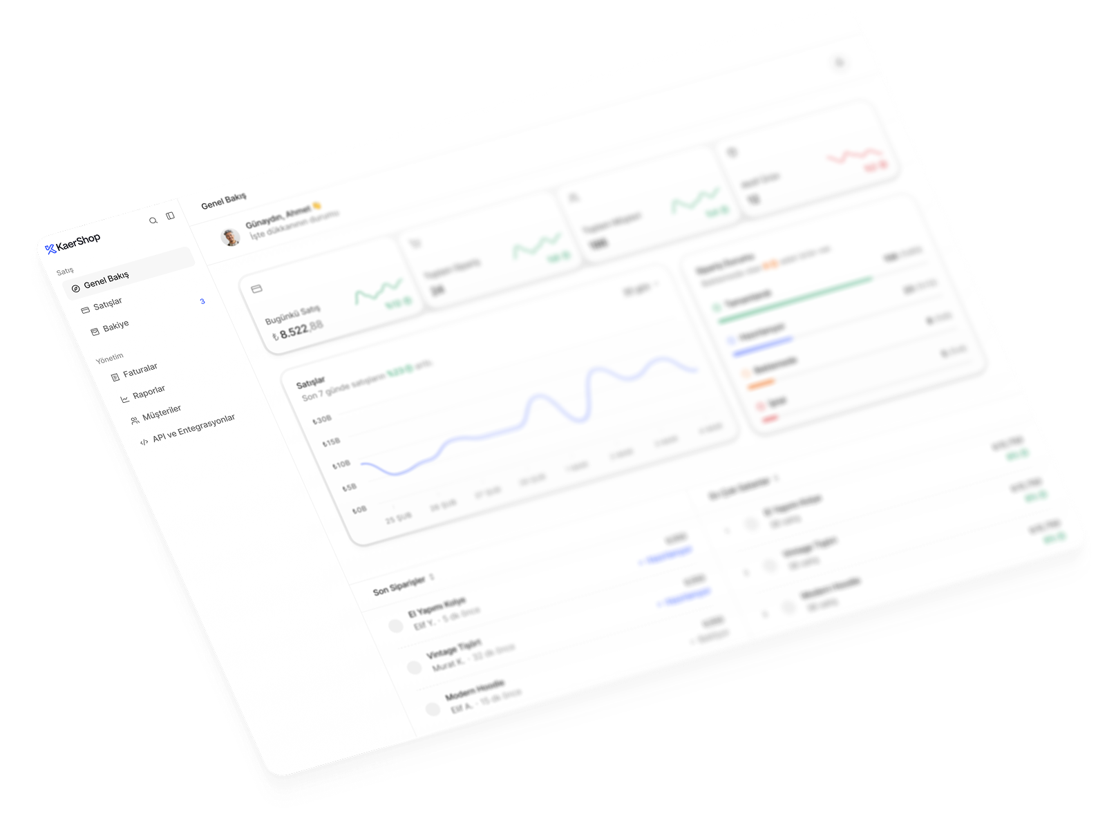 Kaer Dashboard Preview